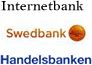 InternetBank, Swedbank, Handelsbanken