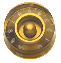 Speed knob, vintage/embossed numbers. Gold