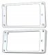 Pickupram HB plast välvd botten 1 set Vita 92X46 Pickupram HB plast välvd botten 1 set Vita 92X46