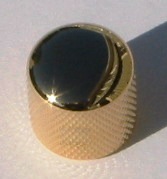 Tele knob Dome. splines gold
