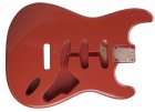 Hosco Strat Body Alder Fiesta Red