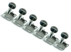 KLUSON Revolution F-Mount Tuners 70\'s-style Staggered Krom
