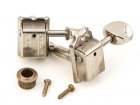 Faber Kluson style tuners, 6 in line, nickel aged
