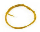 Vintage cloth wire yellow 1m