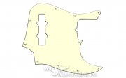 Plektrumskydd J-bas USA Parchment 3L American Standard