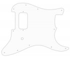 Pickguard USA white 3PLY 1HB exposed coil