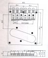 Bridge for Tele 6 solid sadles