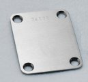 Callaham Stainless Steel Neck Plate and screws Satin Finish