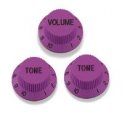 Strat Knob Set USA Violet