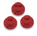 Strat Knob Set USA Red