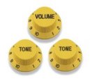 Strat Knob Set USA Yellow