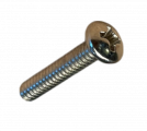 Single Coil Pickup Screw (Bag Of 8 ) Nickel