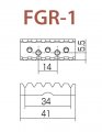 GOTOH Floydsadel 41 mm maskingnga Guld