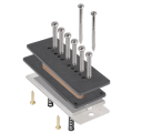 P-90 Pickup Kit with Fiber Bobbin