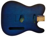 -GD- Telekropp 2-dels Swamp Ash  2T Blue burst