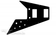 Plektrumskydd Flying V� 3L Svart USA 67RI