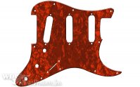 Plektrumskydd Strata USA R�d Pearl SSS 3L