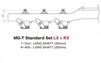 GOTOH Kluson. L�sbara Traditional 3+3. Tulpanvred Nickel