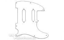 Pickguard White USA Nashville