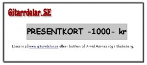 Presentkort 1000kr