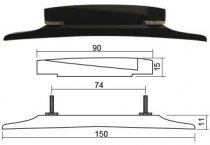 Arch top bridge slanted