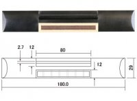 Classic guitar bridge