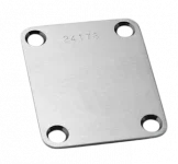 Callaham Stainless Steel Neck Plate and screws Satin Finish