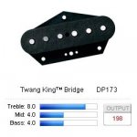 Dimarzio Twang King Bridge Black