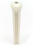 TUSQ Traditonal Bridge Pins 2mm White / Paua Dot (6 Pcs)