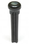 TUSQ Presentation Bridge Pins 4mm Black / Paua Dot (6 Pcs)