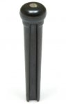 TUSQ Traditonal Bridge Pins 2mm Black / Paua Dot (6 Pcs)