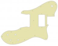 Plektrumskydd Tele Custom USA Mintgr�nt 3L Std HB