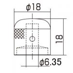 Teleratt Dome USA 1/4 Sp�rskruv Guld