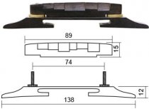 Arch top bridge compensated