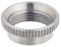 VINTAGE NUT FOR TOGGLE SWITCH NICKEL