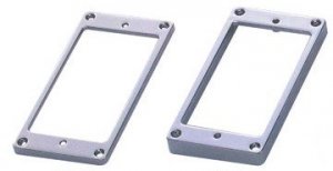 Mounting ring metal HB flat 1 set Chrome