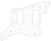 Pickguard USA Jazzmaster White 3ply