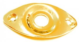 Jackplatt oval Guld
