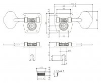 GOTOH GB2 basmekanik 4 i rad Nickel