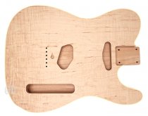 Hosco Telekropp Al olackad med Curly Maple top