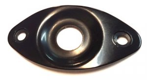 Jackplatt oval Svart
