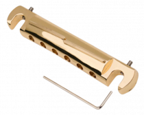 Faber Vintage Spec ALU Wraparound Brass Intonation bar Gold