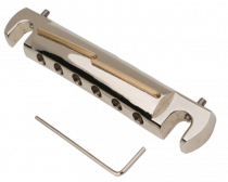 Faber Vintage Spec ALU Wraparound Brass Intonation bar Nickel