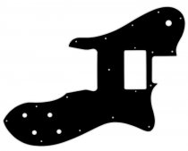 Pickguard Tele Cutom USA Black