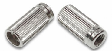 Faber 5/16-24 Inch Tailpiece Inserts (pair) Steel, Nickel