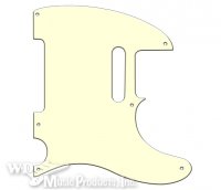 Plektrumskydd Tele USA Parchment 1L 5-H�ls