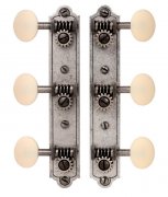 Golden Age Tuners for Solid Peghead, Bell-end, Relic Nickel