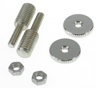 Faber M8 Bridge Stud/Adapter, Nickel