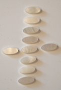 Greppbrdesilgg Oval Pearl set