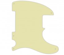 Pickguard USA Mintgreen 3PLY Outline